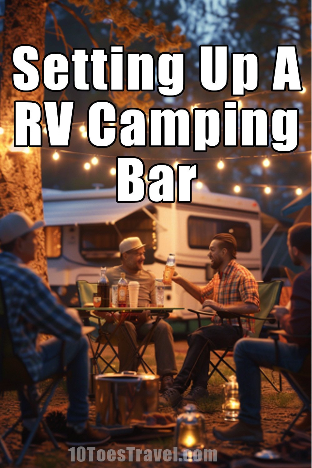 RV camping party bar