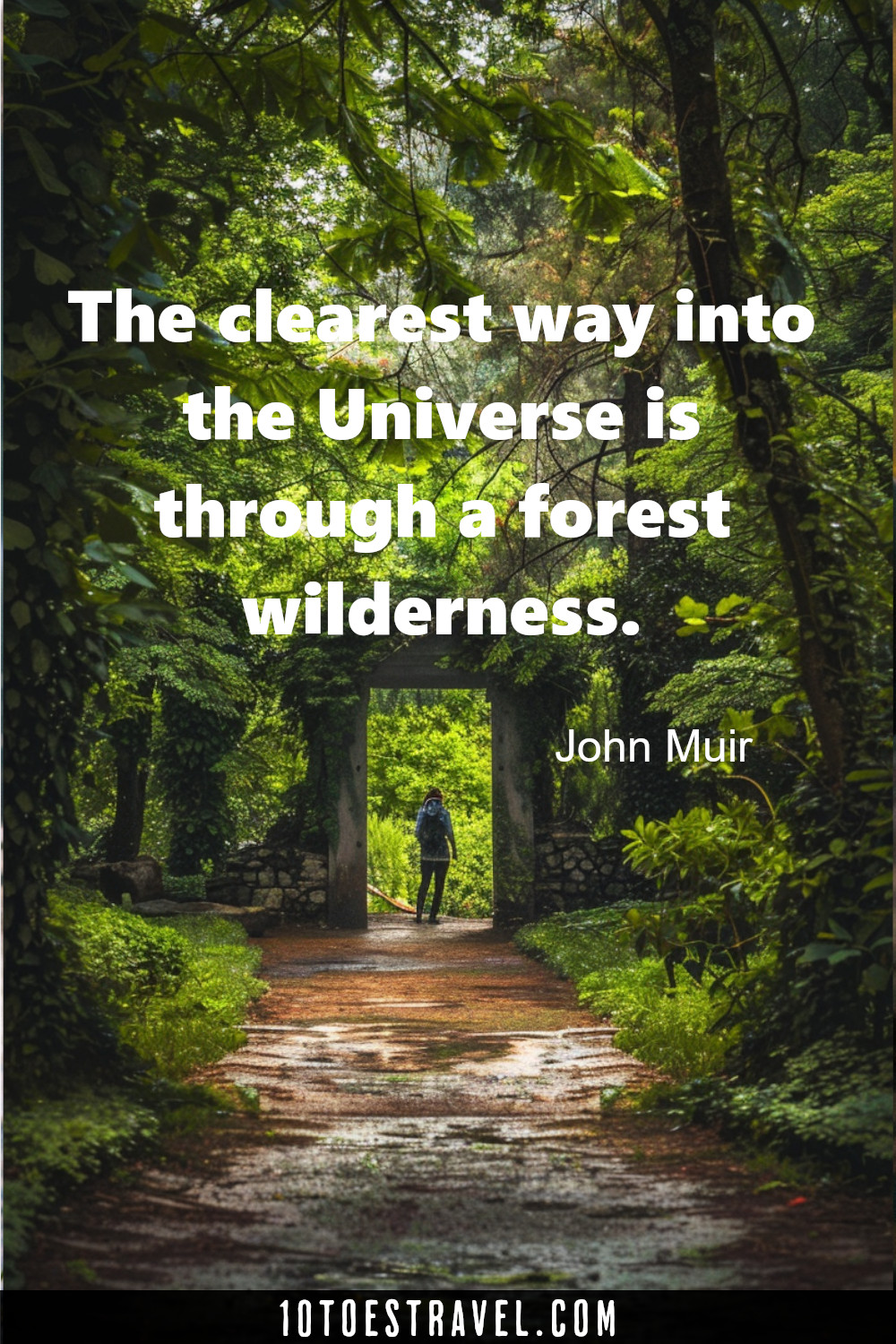 wilderness camping motivational quote