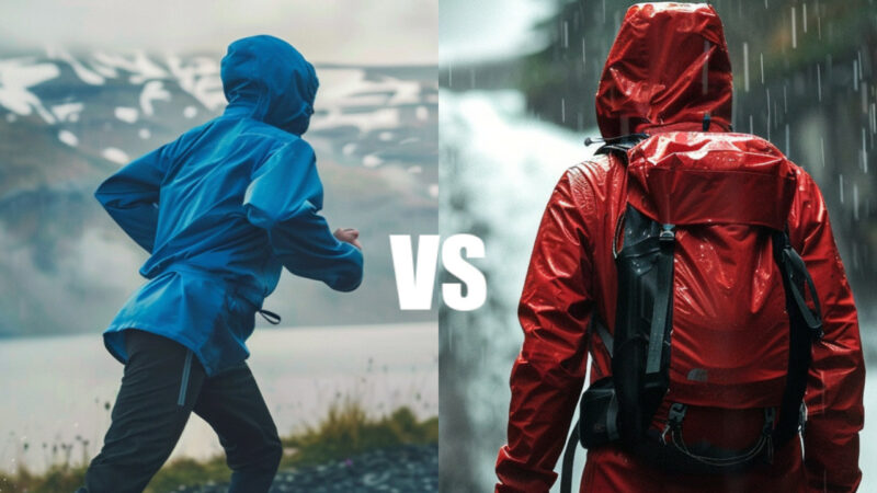 rain jacket vs windbreaker