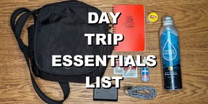 Day trip essentials list