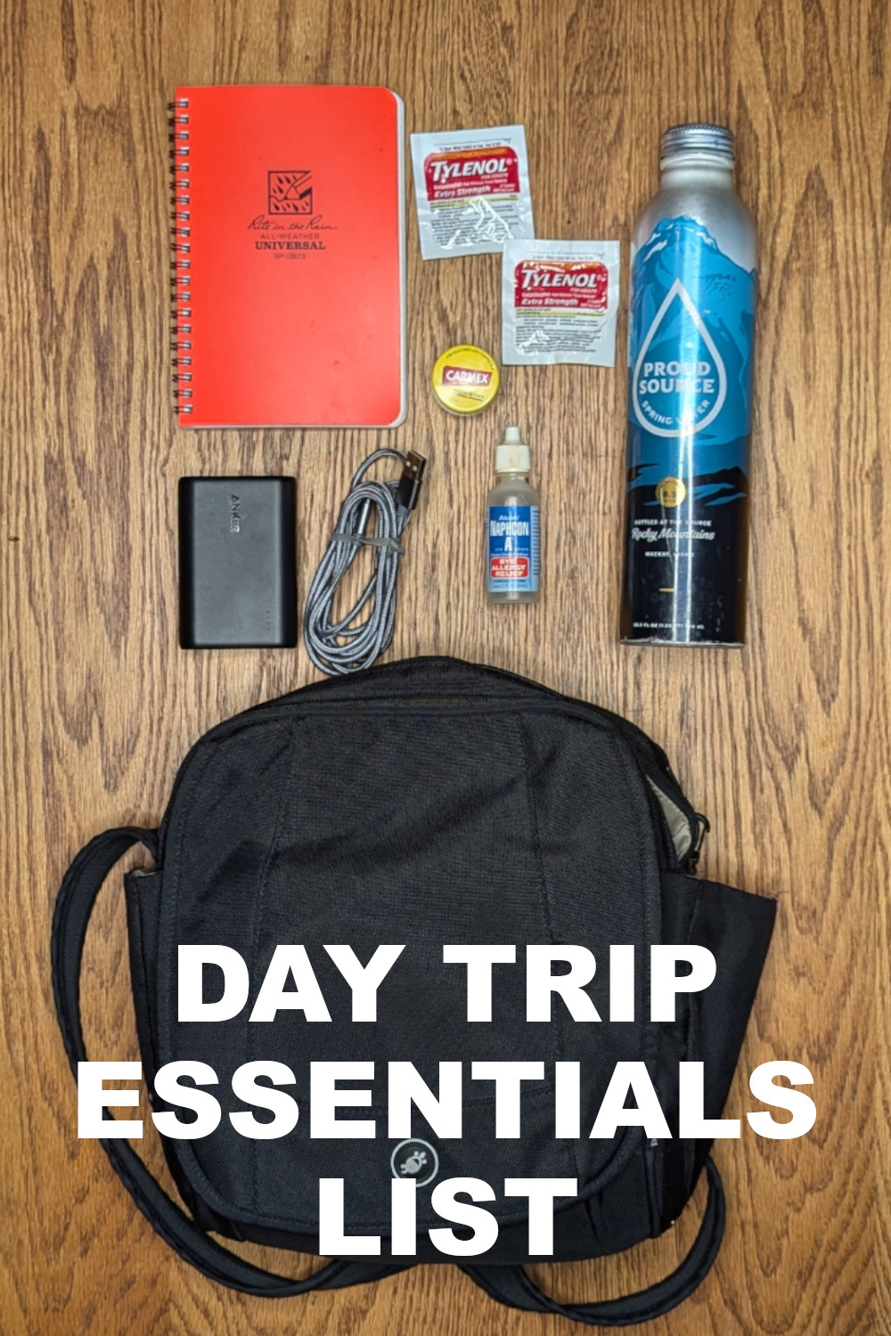 Day Trip Essentials List