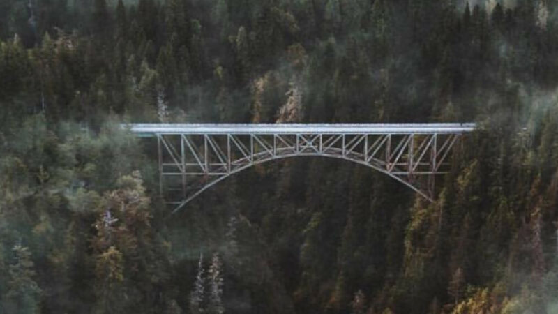 Washington State's hightest bridge - High Steel Bridge